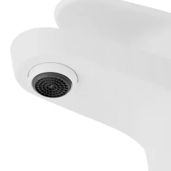 Robinet Lavabo Et Vasque|GoodHome Mitigeur de lavabo blanc Cavally