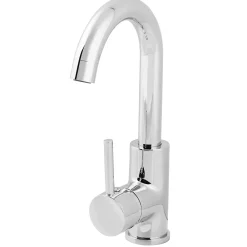 Robinet Lavabo Et Vasque|GoodHome Mitigeur de lavabo chromé Coggia