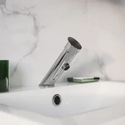 Robinet Lavabo Et Vasque|GoodHome Mitigeur de lavabo chromé Nya