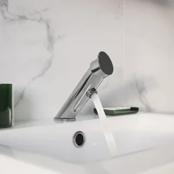 Robinet Lavabo Et Vasque|GoodHome Mitigeur de lavabo chromé Nya