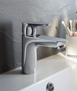Robinet Lavabo Et Vasque|Hansgrohe Mitigeur de lavabo chromé Ecos L