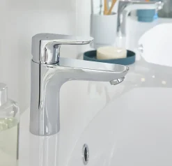 Robinet Lavabo Et Vasque|Hansgrohe Mitigeur de lavabo chromé Ecos L