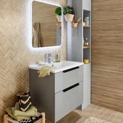 Robinet Lavabo Et Vasque|Hansgrohe Mitigeur de lavabo chromé Ecos L