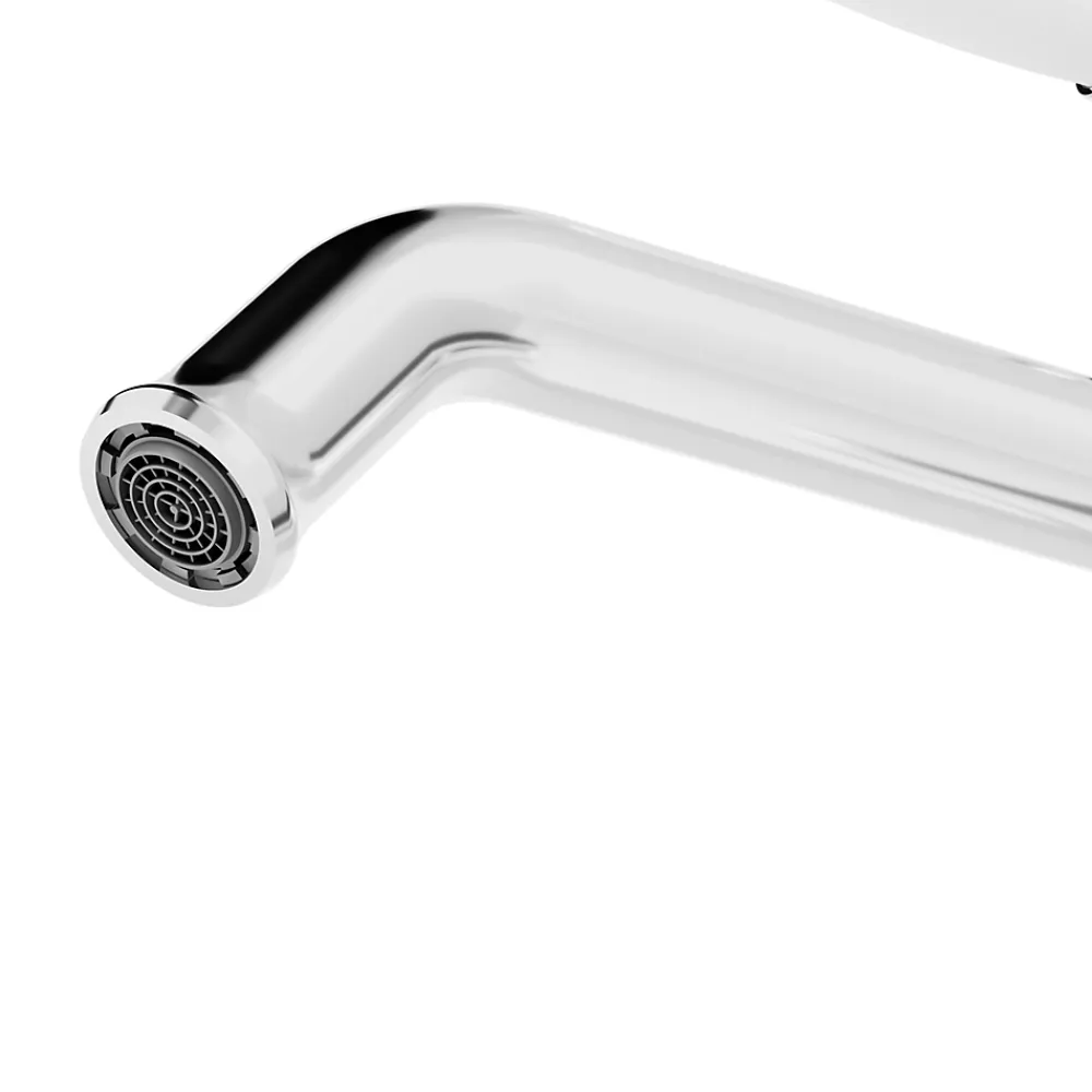 GoodHome Mitigeur de lavabo chromé Etel