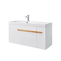 GoodHome Mitigeur de lavabo chromé Pazar