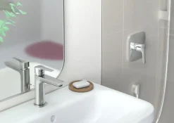 Robinet Lavabo Et Vasque|Hansgrohe Mitigeur de lavabo chromé MySport L Fine