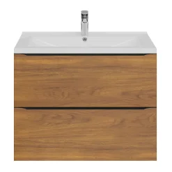 GoodHome Mitigeur de lavabo chromé taille M avec bonde clic-clac, Cavally