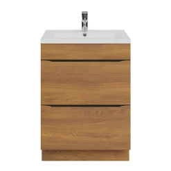 GoodHome Mitigeur de lavabo chromé taille M avec bonde clic-clac, Cavally