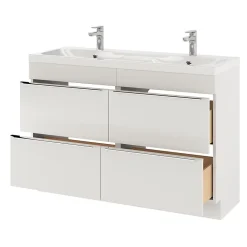 GoodHome Mitigeur de lavabo chromé taille M avec bonde clic-clac, Cavally