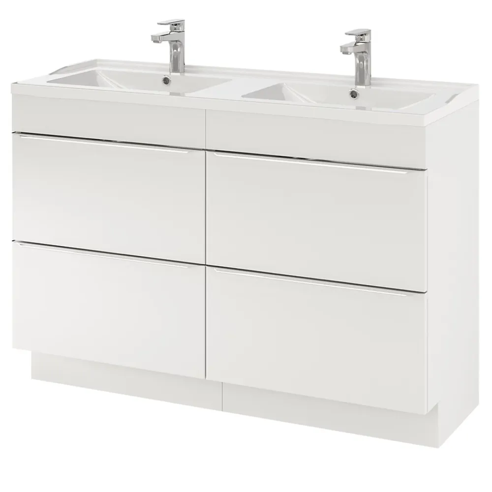 GoodHome Mitigeur de lavabo chromé taille M avec bonde clic-clac, Cavally