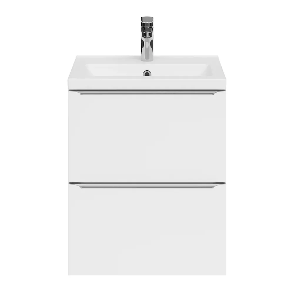 GoodHome Mitigeur de lavabo chromé taille M avec bonde clic-clac, Cavally