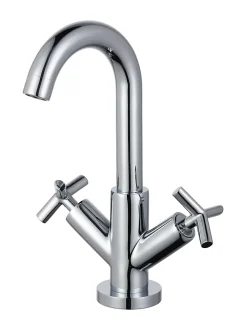 Robinet Lavabo Et Vasque|Essebagno Mitigeur de lavabo chromé Essekross