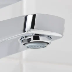Robinet Lavabo Et Vasque|GoodHome Mitigeur de lavabo chromé taille M avec bonde clic-clac, Teesta
