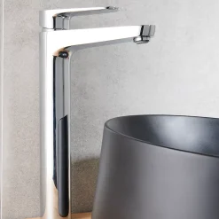 GoodHome Mitigeur de lavabo chromé Cavally XL