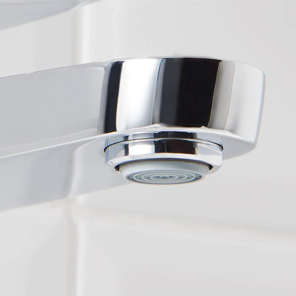 GoodHome Mitigeur de lavabo chromé Cavally XL