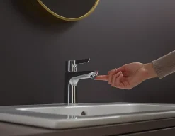 Hansgrohe Mitigeur de lavabo chromé Waterforms L CoolStart