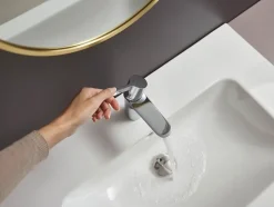 Hansgrohe Mitigeur de lavabo chromé Waterforms L CoolStart