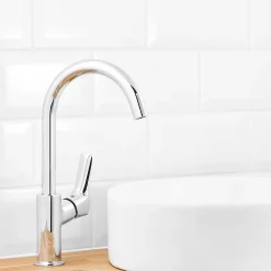 Robinet Lavabo Et Vasque|Hansgrohe Mitigeur de lavabo chromé MySport Swivel