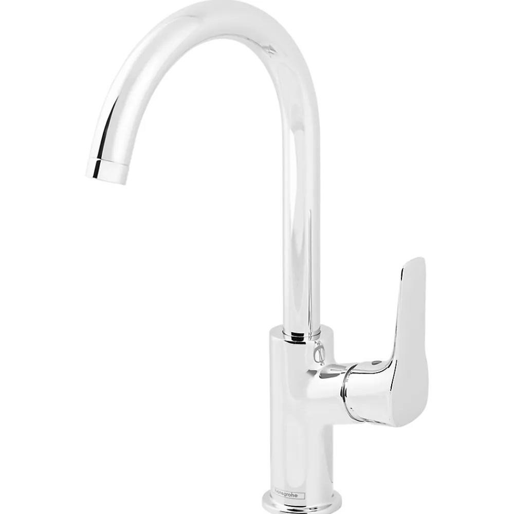 Robinet Lavabo Et Vasque|Hansgrohe Mitigeur de lavabo chromé MySport Swivel