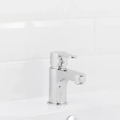 Robinet Lavabo Et Vasque|GoodHome Mitigeur de lavabo chromé Arsuz
