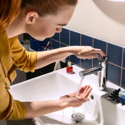 Robinet Lavabo Et Vasque|Hansgrohe Mitigeur de lavabo chrome Zesis S