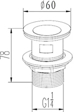 MTK Mitigeur de lavabo doré avec bonde clic clac, Élégance