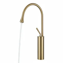 Robinet Lavabo Et Vasque|Signature Mitigeur de lavabo doré L - Installation facile et finition premium