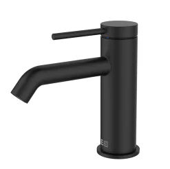 Essebagno Mitigeur de lavabo en laiton noir mat