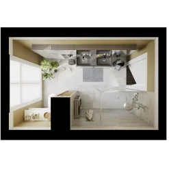 Robinet Lavabo Et Vasque|GoodHome Mitigeur de lavabo H.17,4 cm, gun metal, Kolima
