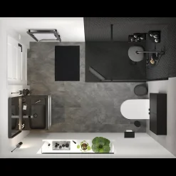 Robinet Lavabo Et Vasque|GoodHome Mitigeur de lavabo H.17,4 cm, gun metal, Kolima