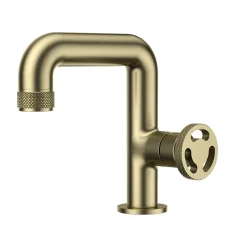 Essebagno Mitigeur de lavabo H.18 cm,doré Factory