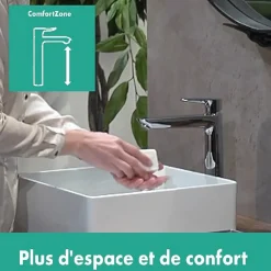 Robinet Lavabo Et Vasque|Hansgrohe Mitigeur de lavabo Talis E 240 EcoSmart avec tirette et vidage Chromé