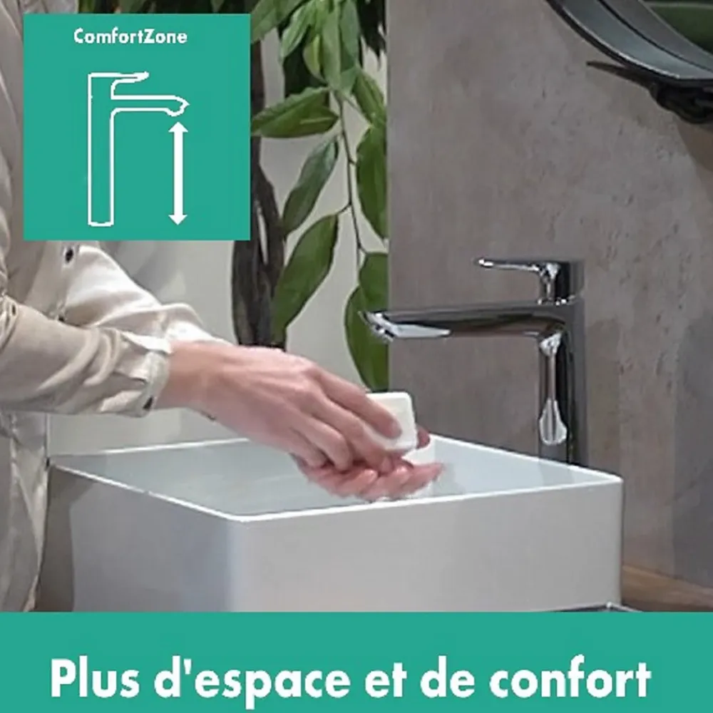 Robinet Lavabo Et Vasque|Hansgrohe Mitigeur de lavabo Talis E 240 EcoSmart avec tirette et vidage Chromé