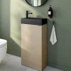 Hansgrohe Mitigeur de lavabo Rebris E 80 pour lave-mains sans tirette ni vidage noir mat