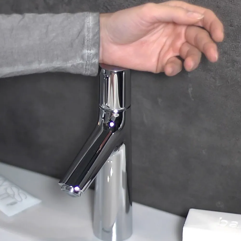 Hansgrohe Mitigeur de lavabo Talis Select S avec tirette et vidage finition chromée
