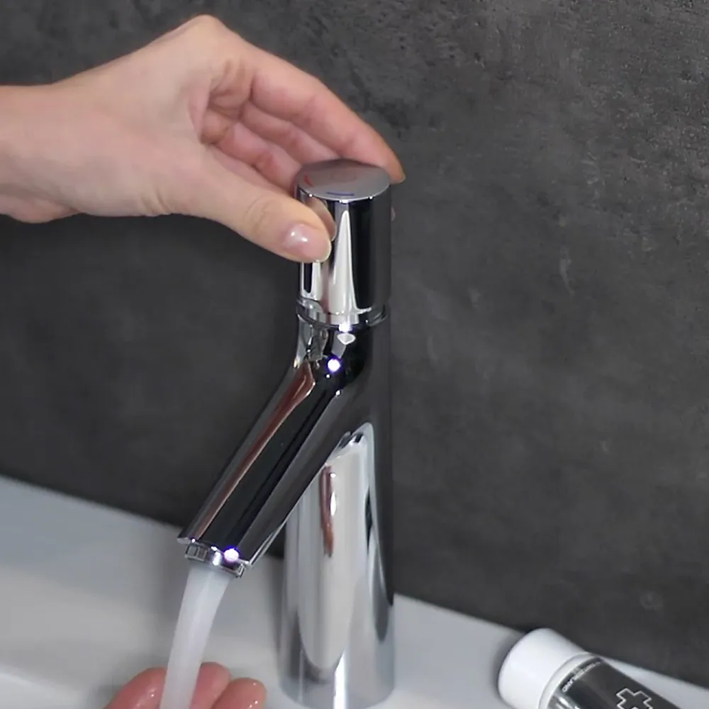 Hansgrohe Mitigeur de lavabo Talis Select S avec tirette et vidage finition chromée