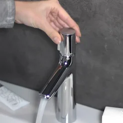 Hansgrohe Mitigeur de lavabo Talis Select S avec tirette et vidage finition chromée