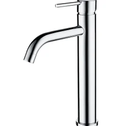Robinet Lavabo Et Vasque|AICA Sanitaire Mitigeur de lavabo haut, chromé, monocommande, mixte froid/chaud