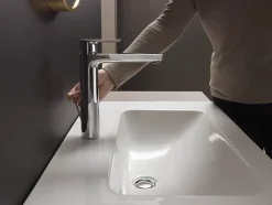 Robinet Lavabo Et Vasque|Hansgrohe Mitigeur de lavabo lave-mains chrome Vernis Blend 190
