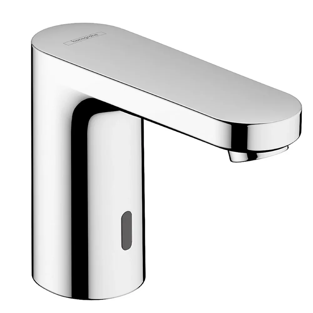 Robinet Lavabo Et Vasque|Hansgrohe Mitigeur de lavabo électronique en eau froide sur batterie, chrome, Vernis Blend