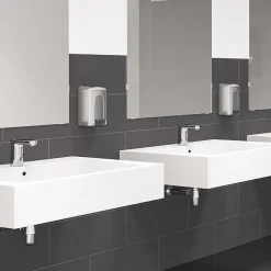 Robinet Lavabo Et Vasque|Hansgrohe Mitigeur de lavabo électronique en eau froide sur batterie, chrome, Vernis Blend