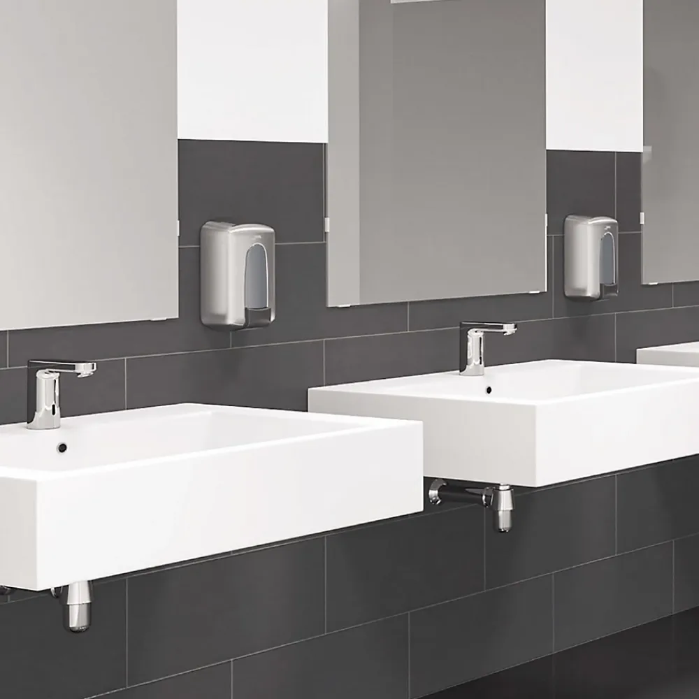 Robinet Lavabo Et Vasque|Hansgrohe Mitigeur de lavabo électronique en eau froide sur batterie, chrome, Vernis Blend