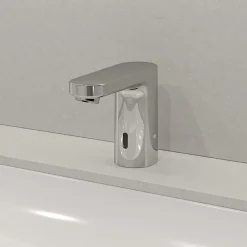 Robinet Lavabo Et Vasque|Hansgrohe Mitigeur de lavabo électronique avec pré-réglage de la température sur batterie, chrome, Vernis Blend