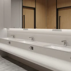 Robinet Lavabo Et Vasque|Hansgrohe Mitigeur de lavabo électronique avec pré-réglage de la température sur batterie, chrome, Vernis Blend