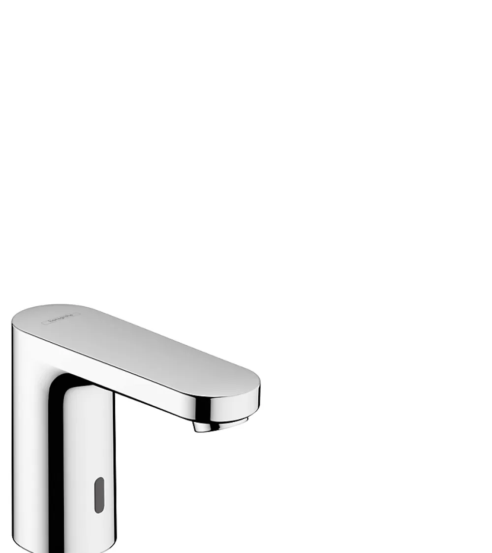 Robinet Lavabo Et Vasque|Hansgrohe Mitigeur de lavabo électronique avec pré-réglage de la température sur batterie, chrome, Vernis Blend
