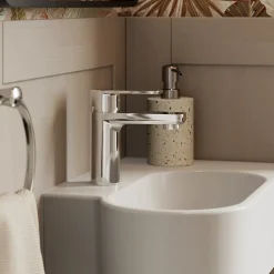 Robinet Lavabo Et Vasque|GoodHome Mitigeur de lavabo M, chrome, NF, Aisai