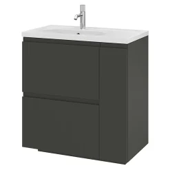 GoodHome Mitigeur de lavabo M, chrome, Levanna
