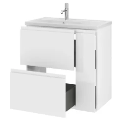 GoodHome Mitigeur de lavabo M, chrome, Levanna