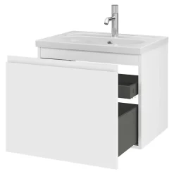 GoodHome Mitigeur de lavabo M, chrome, Levanna