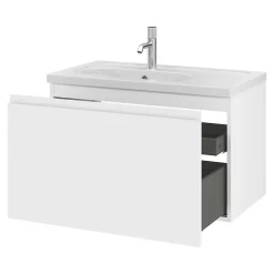 GoodHome Mitigeur de lavabo M, chrome, Levanna
